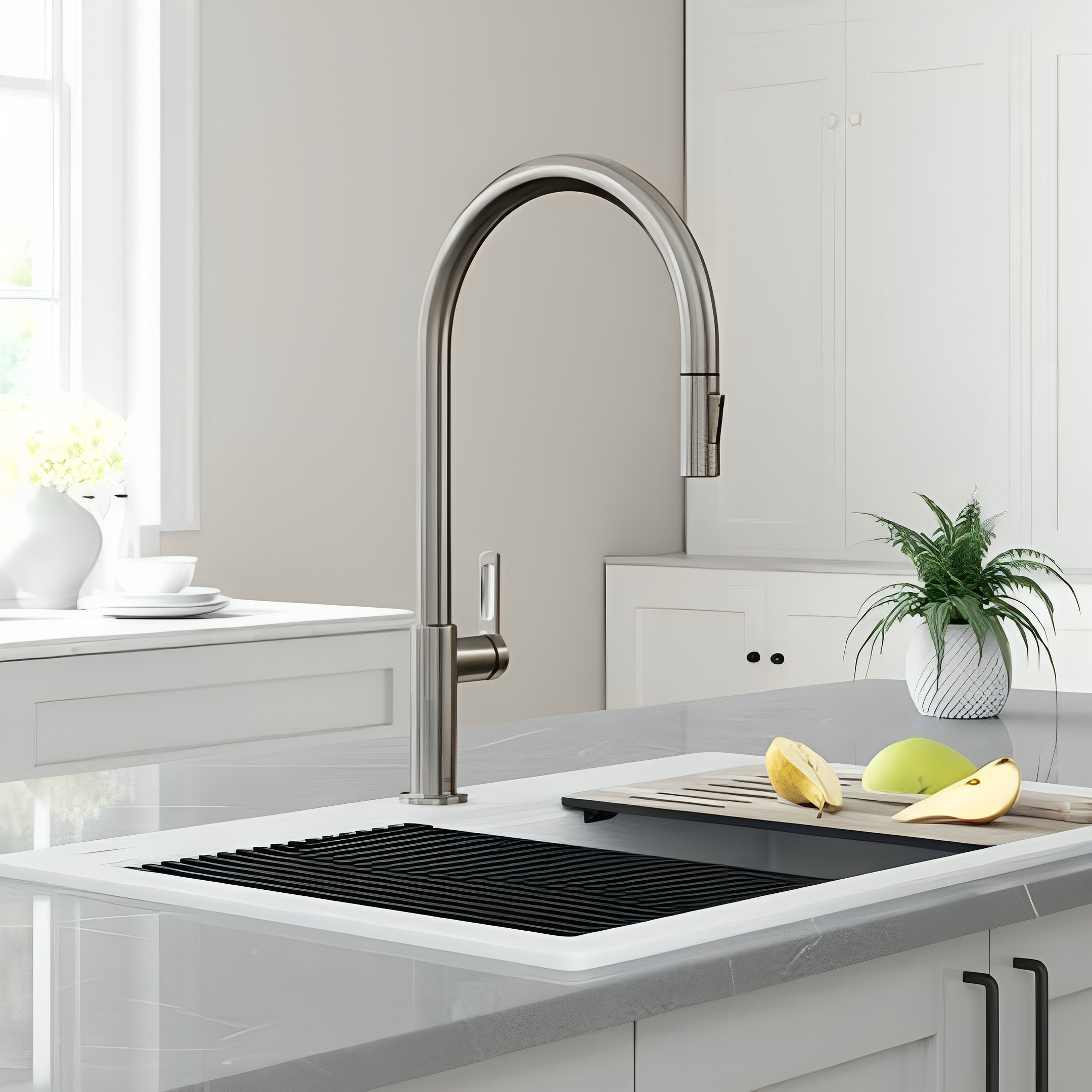 Modern White Kitchen