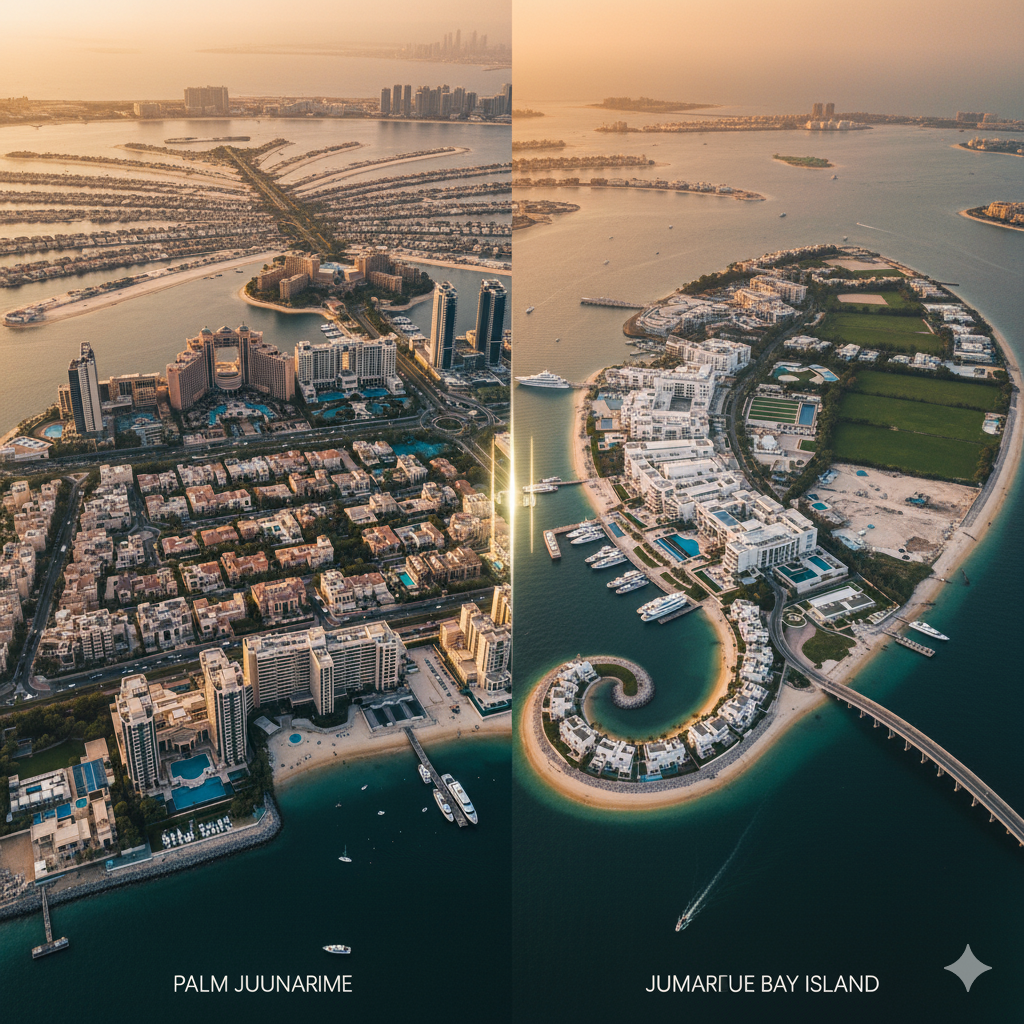 Jumeirah Bay Island vs. Palm Jumeirah: Which is the Better Luxury Investment? dubai real estate