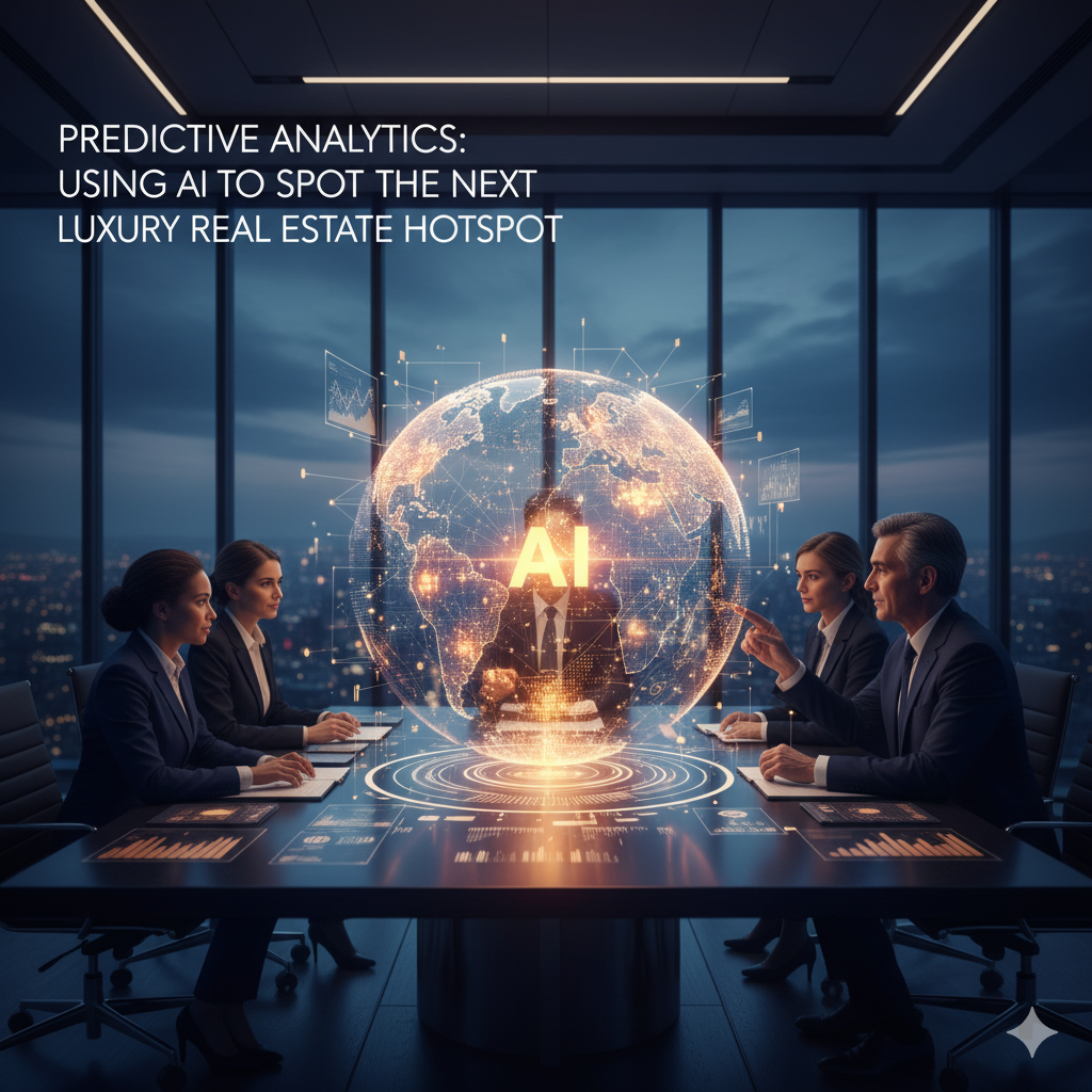 Predictive Analytics: Using AI to Spot the Next Luxury Real Estate Hotspot ai