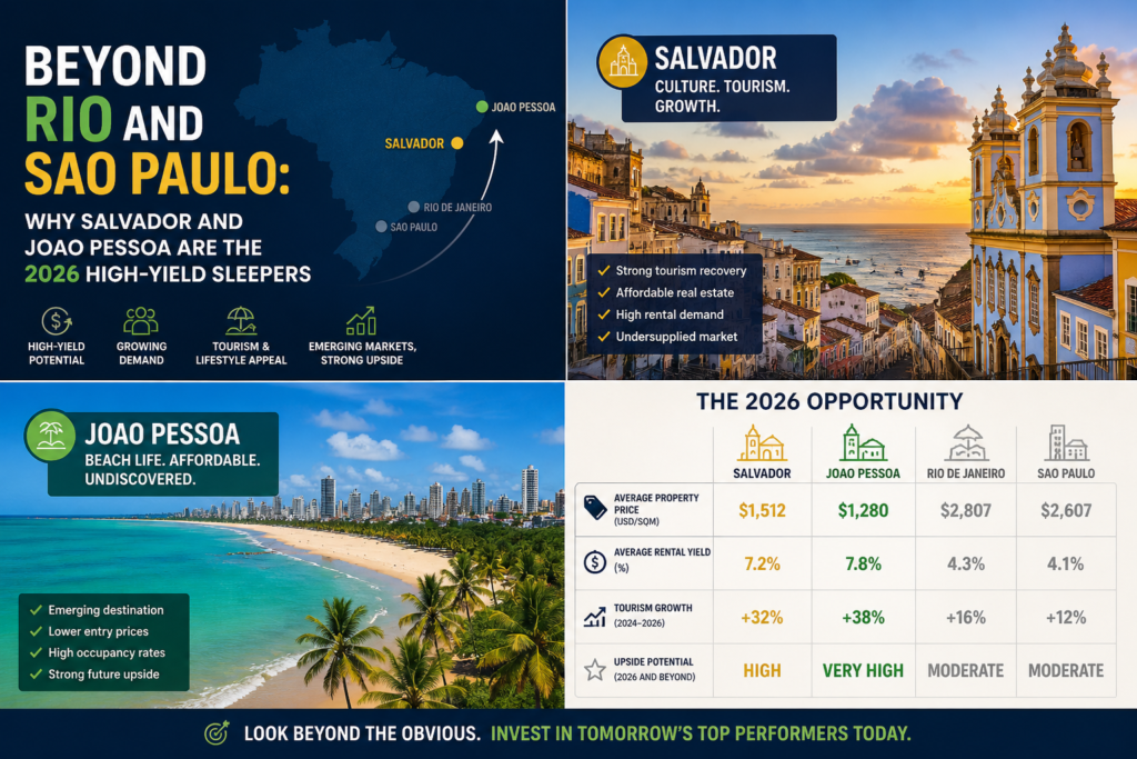 Beyond Rio and Sao Paulo: Why Salvador and Joao Pessoa are the 2026 High-Yield Sleepers