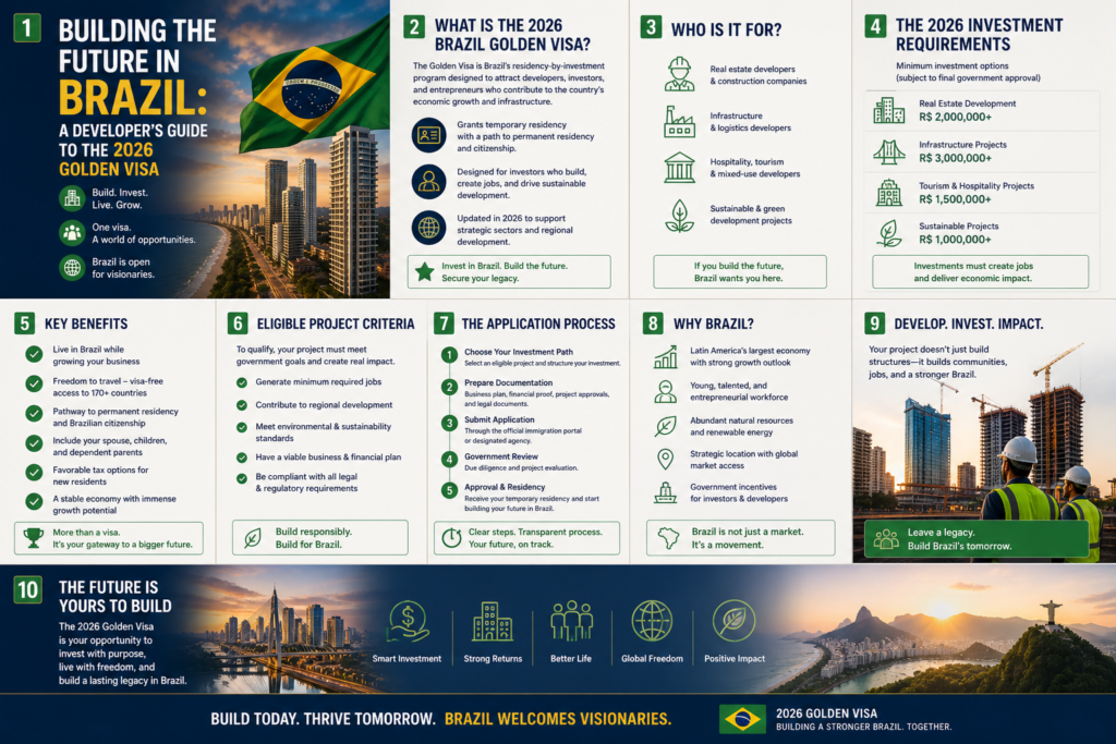 Building the Future in Brazil: A Developer’s Guide to the 2026 Golden Visa