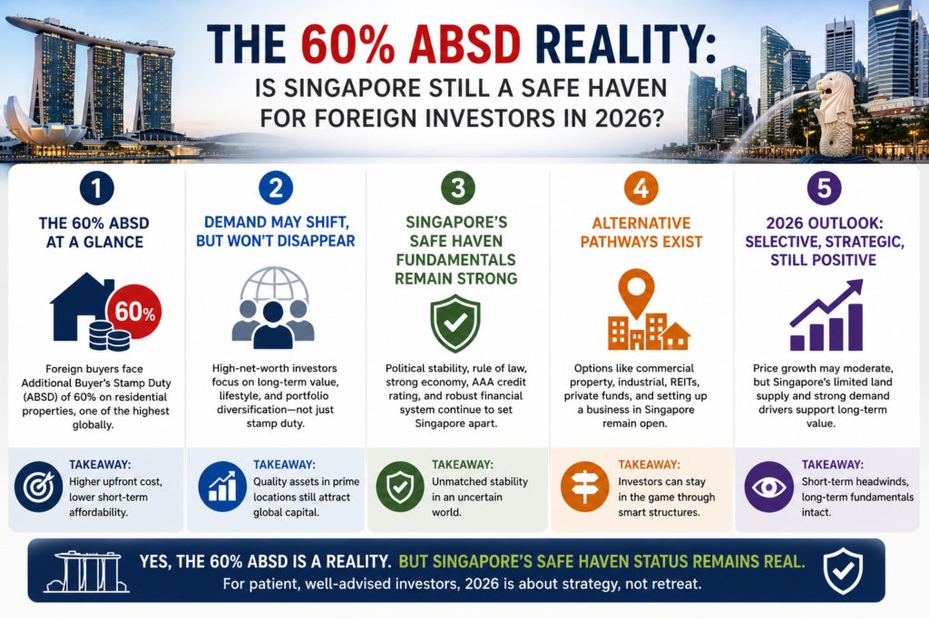 The 60% ABSD Reality: Is Singapore Still a Safe Haven for Foreign Investors in 2026?