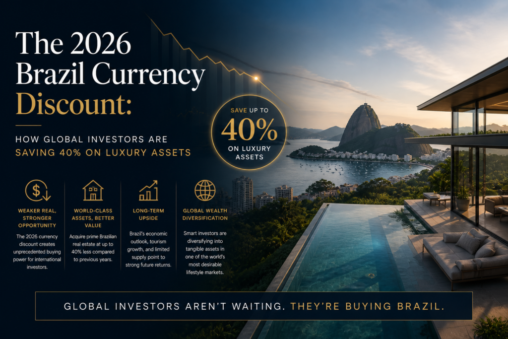 The 2026 Brazil Currency Discount: How Global Investors Are Saving 40% on Luxury Assets